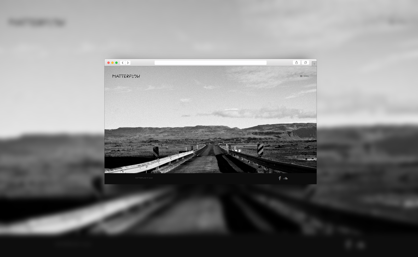 Réalisation du site officiel de Matterflow. Réalisation par le studio du flamant rose, Bordeaux